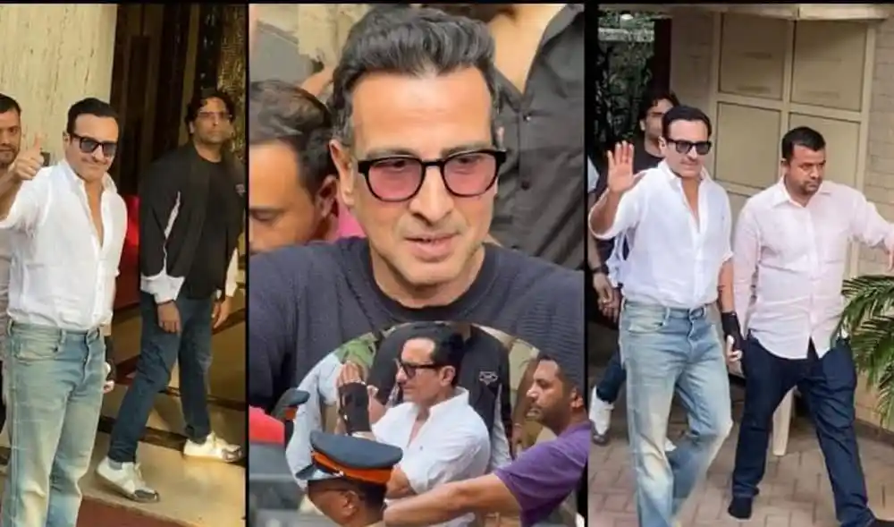 অভিনেতা সাইফের নিরাপত্তার দায়িত্ব নেওয়া অভিনেতা ও নিরাপত্তা কর্মী. Channel i News - চ্যানেল আই নিউজ
