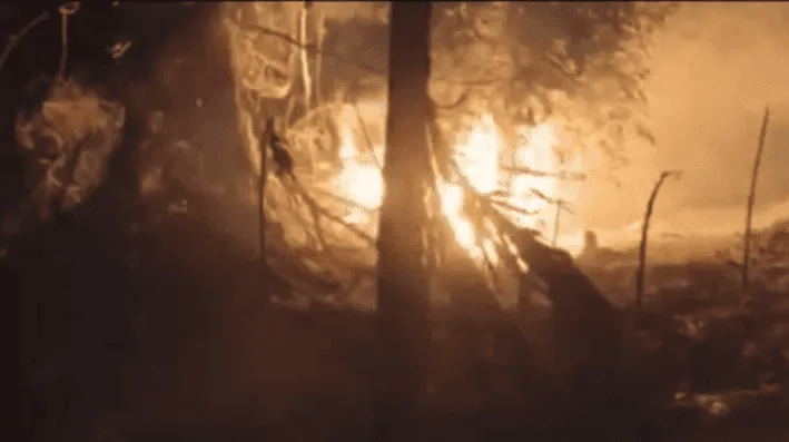 সাজেক ভ্রমণে অগ্নিকাণ্ডের কারণে ধোঁয়া ও আগুনের ছবি. Channel i News - চ্যানেল আই নিউজ