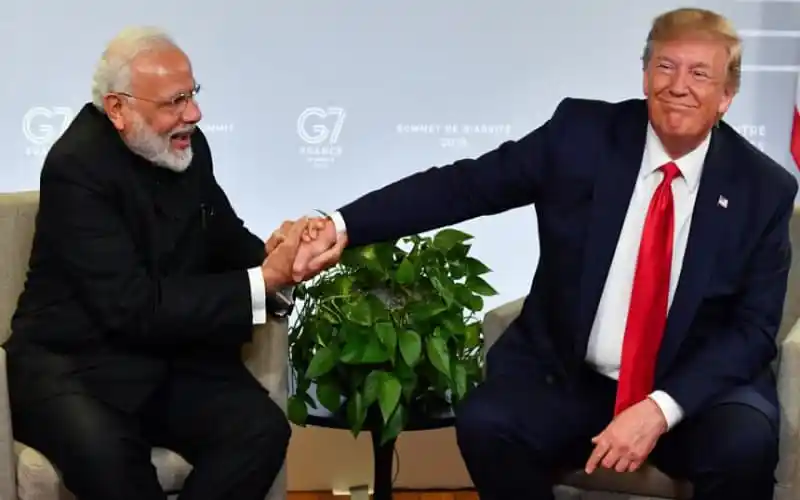 নরেন্দ্র মোদি ও ডোনাল্ড ট্রাম্পের মধ্যে বন্ধুত্বপূর্ণ সাক্ষাৎ. Channel i News - চ্যানেল আই নিউজ