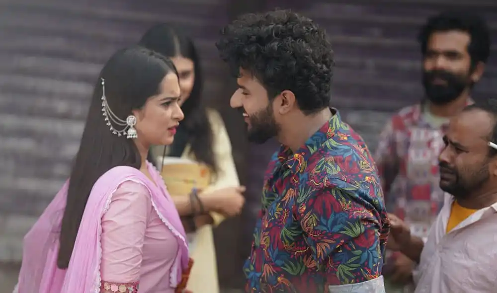 নাটকের দৃশ্যে দুই চরিত্রের মধ্যে উত্তেজনাপূর্ণ সংলাপ. Channel i News - চ্যানেল আই নিউজ