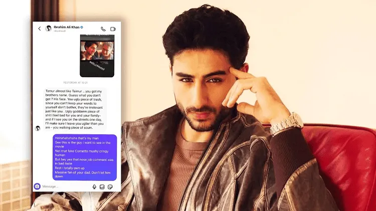 Young man with dark hair and beard, wearing a leather jacket, sitting on a red sofa. Channel i News - চ্যানেল আই নিউজ