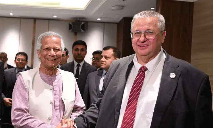 বাংলাদেশের প্রধান উপদেষ্টা ও রুশ উপ-প্রধানমন্ত্রীর সাক্ষাৎ. Channel i News - চ্যানেল আই নিউজ