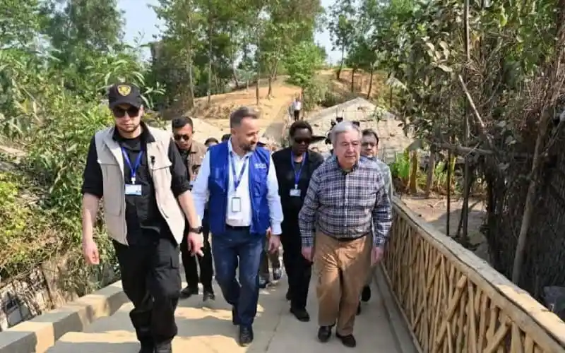 জাতিসংঘের প্রতিনিধিরা রোহিঙ্গা ক্যাম্পে খাদ্য নিরাপত্তা পরিস্থিতি পরিদর্শন. Channel i News - চ্যানেল আই নিউজ