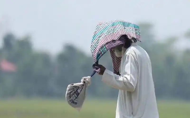তীব্র দাবদাহে ছাতা ও গামছা ব্যবহার করে মানুষ. Channel i News - চ্যানেল আই নিউজ