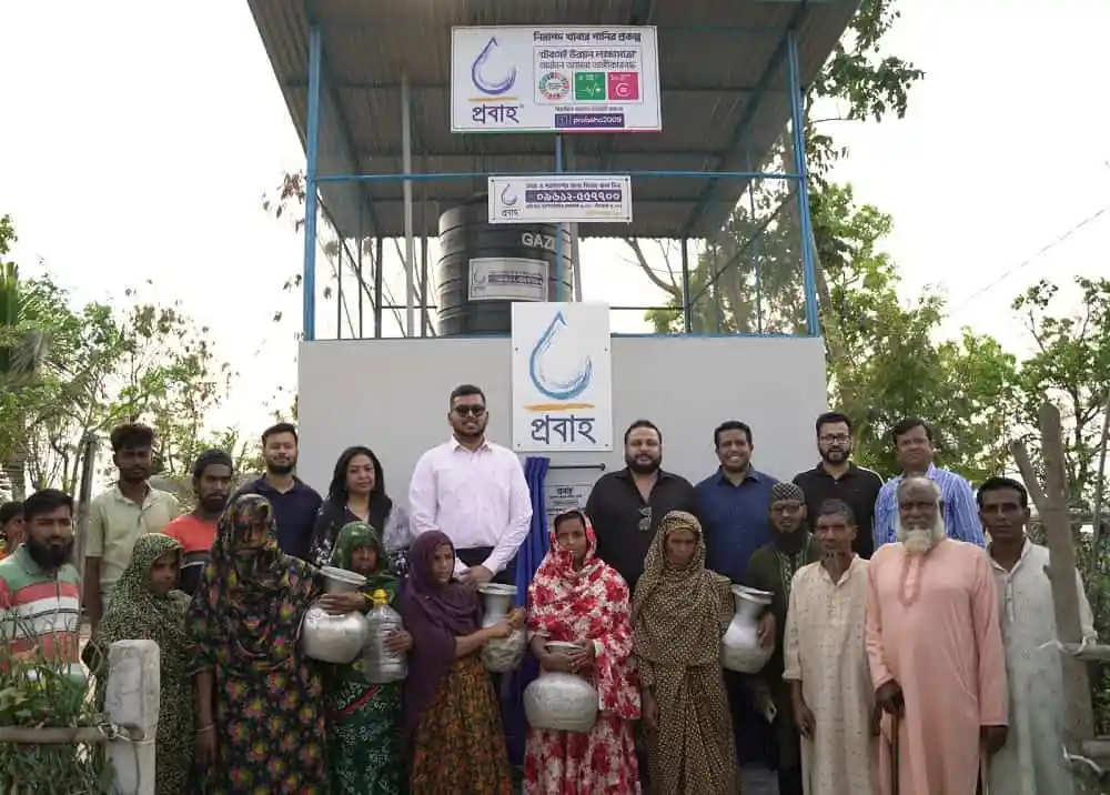 প্রবাহের নিরাপদ পানি সরবরাহের জন্য গ্যাস ও পানি সরবরাহ ট্যাংক. Channel i News - চ্যানেল আই নিউজ
