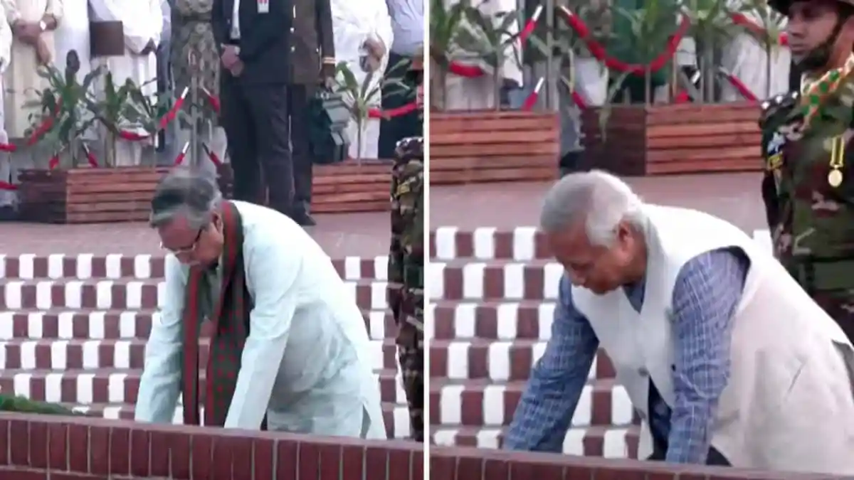 প্রধানমন্ত্রী ও অন্য একজন ব্যক্তি স্মারক স্থাপনে অংশগ্রহণ করছেন. Channel i News - চ্যানেল আই নিউজ