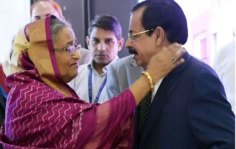 শেখ হাসিনা ও শেখ সেলিমের মধ্যে আন্তরিক সংবর্ধনা ও শুভেচ্ছা বিনিময়. Channel i News - চ্যানেল আই নিউজ