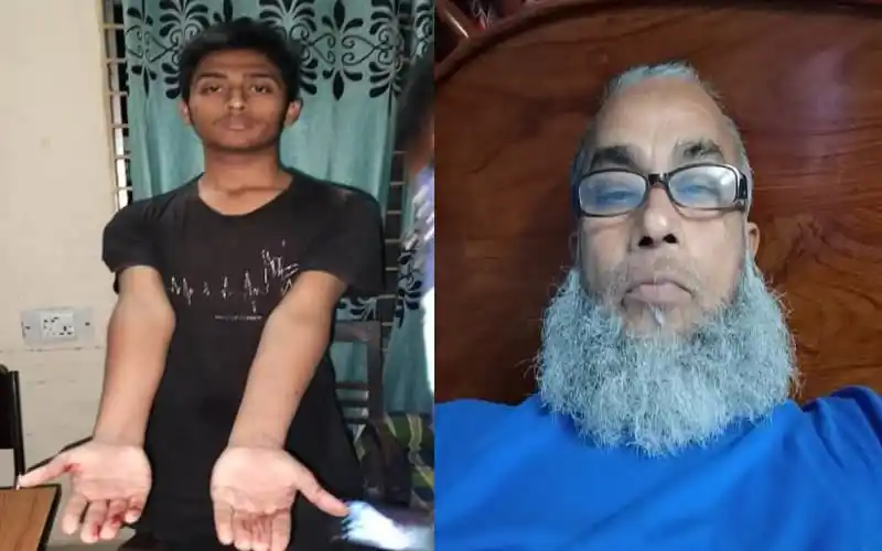 বাবার হাতে খুন হওয়া ছেলে, তার হাতের ক্ষত দেখাচ্ছে. Channel i News - চ্যানেল আই নিউজ