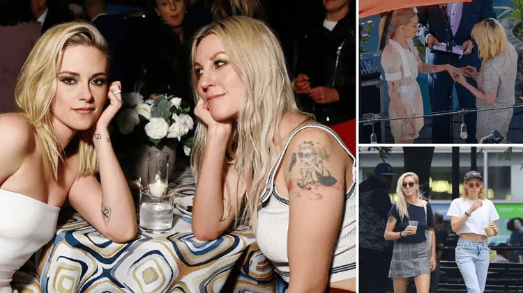 Two women at a social event, one with blonde hair and tattoos, the other with blonde hair and a slee. Channel i News - চ্যানেল আই নিউজ