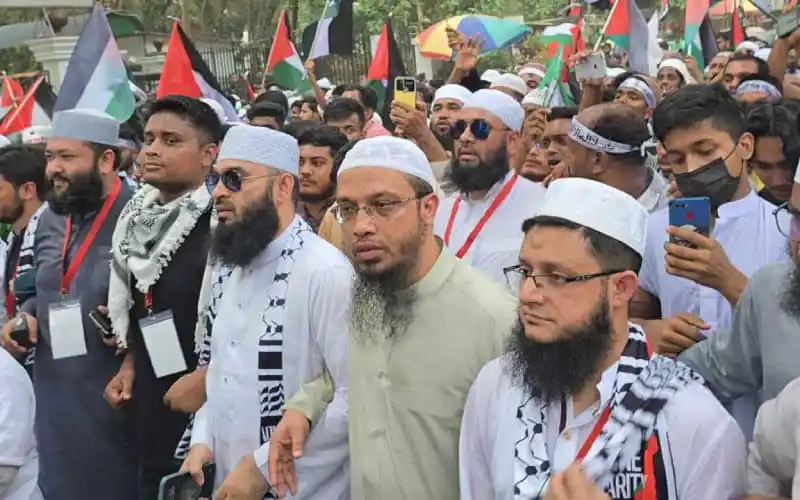 সোহরাওয়ার্দীতে গাজা মার্চের সমর্থকদের বিশাল সমাবেশ. Channel i News - চ্যানেল আই নিউজ