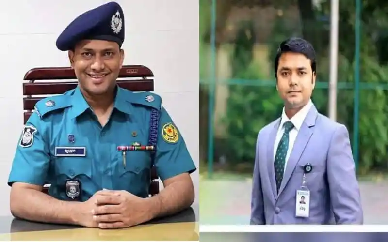 বাংলাদেশের পুলিশ ও চিকিৎসক কর্মকর্তাদের ছবি, পেশাগত পোশাক পরা. Channel i News - চ্যানেল আই নিউজ