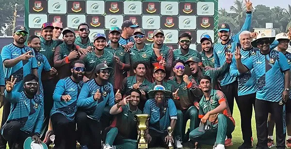 বাংলাদেশ ক্রিকেট দল প্রোটিয়া ইমার্জিংয়ের বিপক্ষে সিরিজ জিতেছে. Channel i News - চ্যানেল আই নিউজ