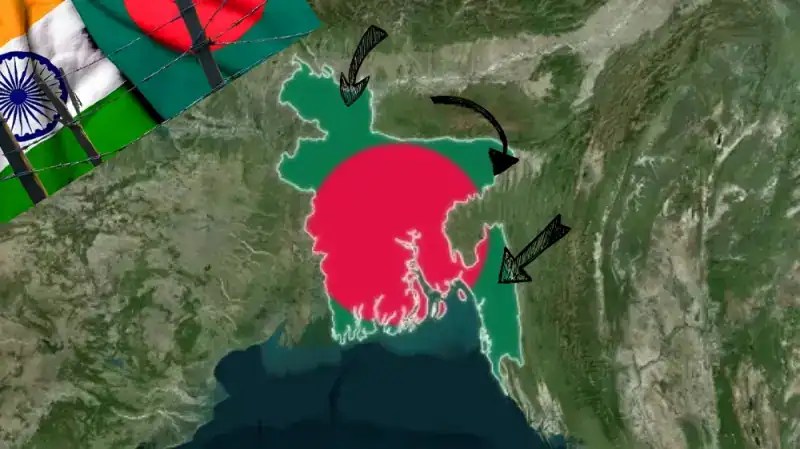 বাংলাদেশে জলবায়ু পরিবর্তনের প্রভাব দেখানো মানচিত্র. Channel i News - চ্যানেল আই নিউজ