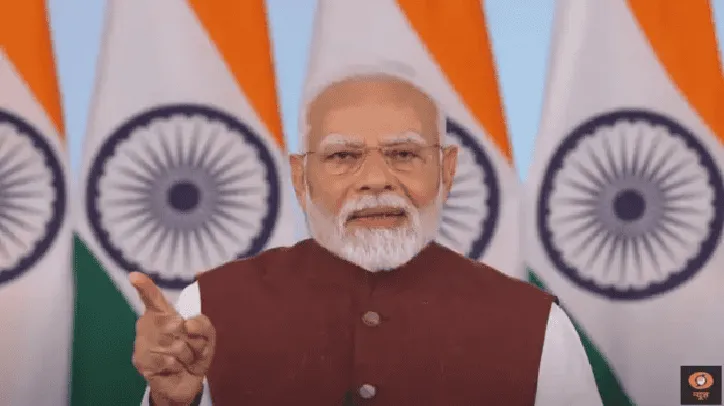 নরেন্দ্র মোদি ভারতের সন্ত্রাসবাদের বিরুদ্ধে নীতি ঘোষণা করছেন. Channel i News - চ্যানেল আই নিউজ