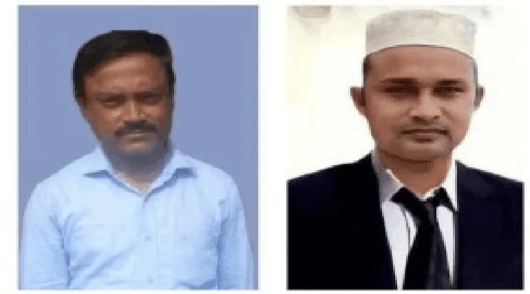 দুই ব্যক্তির ছবি, লক্ষ্মীপুরে ট্রাক-সিএনজি সংঘর্ষের পর. Channel i News - চ্যানেল আই নিউজ