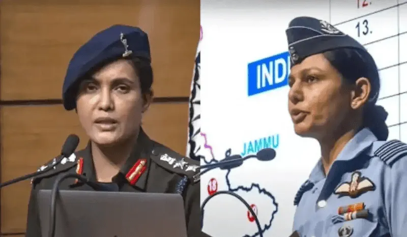 দুটি নারী পুলিশ অফিসার অপারেশন সিন্দুরের বিষয়ে আলোচনা করছেন. Channel i News - চ্যানেল আই নিউজ