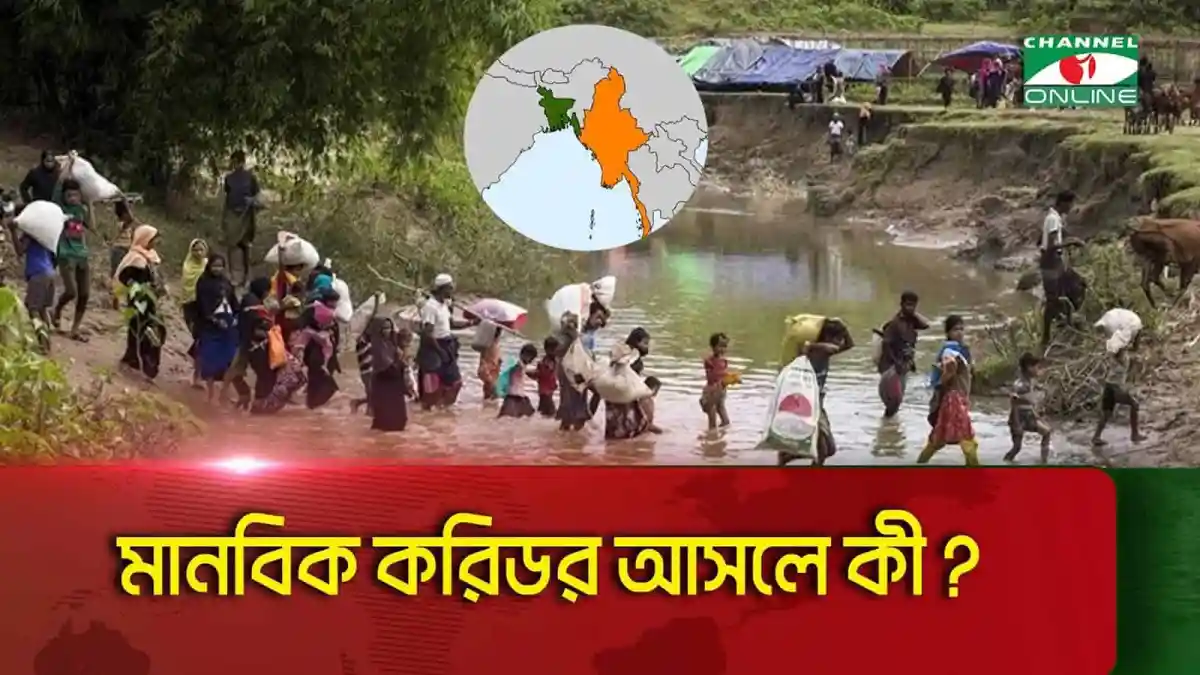 মানবিক করিডর দিয়ে মানুষ ও গবাদি পশু চলাচল করছে. Channel i News - চ্যানেল আই নিউজ
