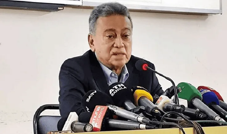 আমির খসরু সাংবাদিকদের প্রশ্নের উত্তর দিচ্ছেন, বাজেট ও অর্থনীতি বিষয়ে আলোচনা. Channel i News - চ্যানেল আই নিউজ
