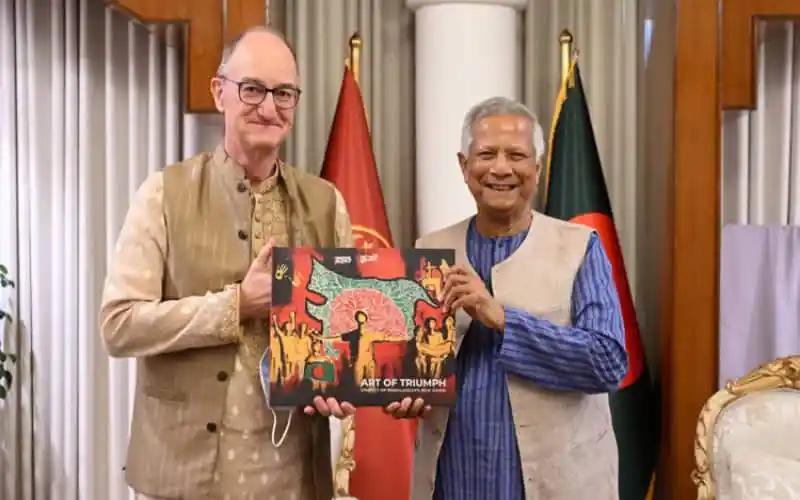 প্রধান উপদেষ্টার সঙ্গে জার্মান রাষ্ট্রদূতের বিদায়ী সাক্ষাৎ. Channel i News - চ্যানেল আই নিউজ
