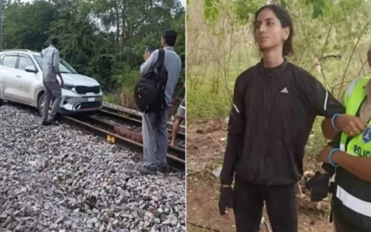 নারী আটক, রেললাইনে গাড়ি চালানোর চেষ্টা, বাংলাদেশ।. Channel i News - চ্যানেল আই নিউজ