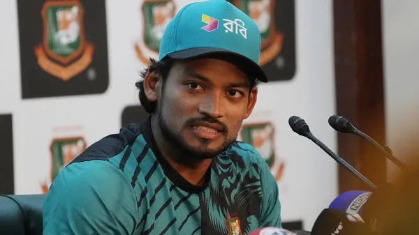 বাংলাদেশ ক্রিকেটার তাসকিন আহমেদ সংবাদ সম্মেলনে অংশগ্রহণ করছেন. Channel i News - চ্যানেল আই নিউজ
