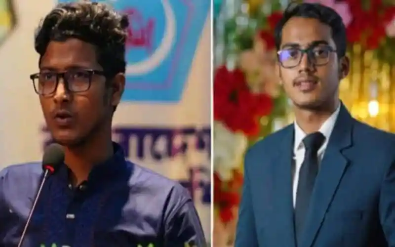 জবি ছাত্রশিবিরের সভাপতি রিয়াজুল ও সেক্রেটারি আরিফের ছবি. Channel i News - চ্যানেল আই নিউজ