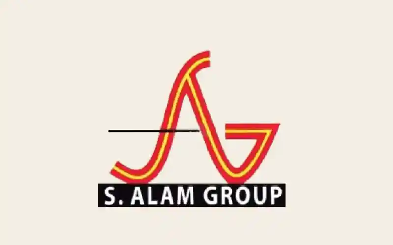 S. Alam Group logo with red and yellow design and black text. Channel i News - চ্যানেল আই নিউজ