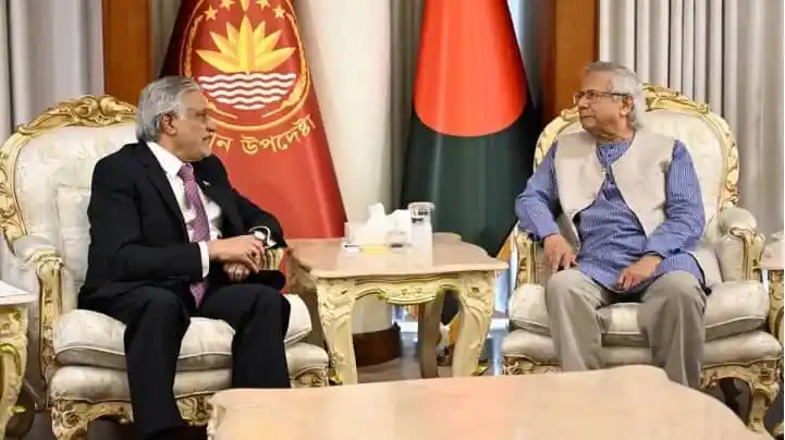 প্রধান উপদেষ্টার সঙ্গে পাকিস্তানের উপ-প্রধানমন্ত্রীর সাক্ষাৎ. Channel i News - চ্যানেল আই নিউজ