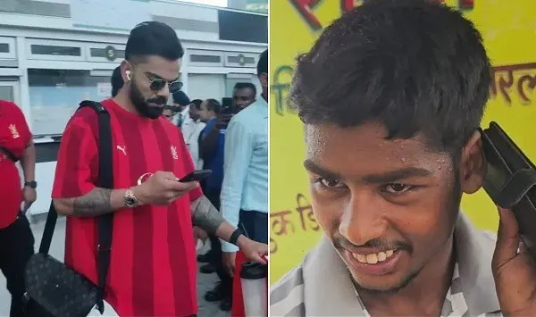 তরুণের হাতে মোবাইল ফোন, পেছনে বিমানবন্দরের পরিবেশ. Channel i News - চ্যানেল আই নিউজ