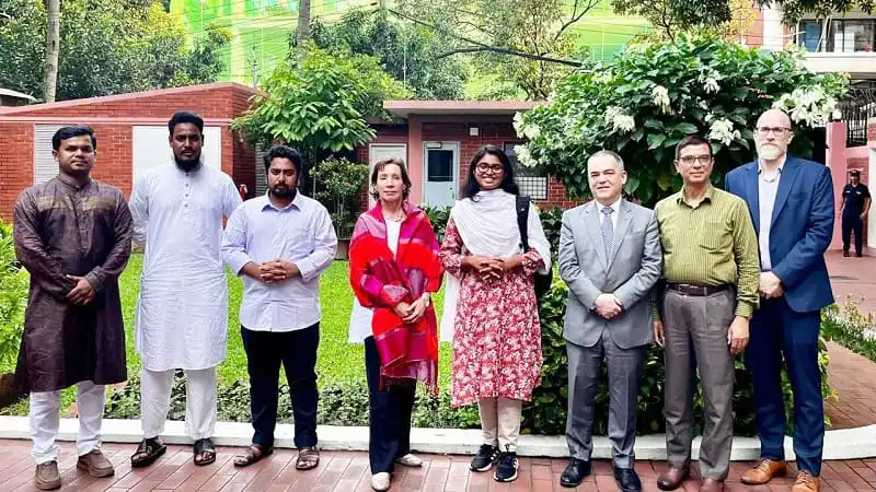 নেতৃবৃন্দের সাথে মার্কিন চার্জ দ্য অ্যাফেয়ার্সের বৈঠক. Channel i News - চ্যানেল আই নিউজ