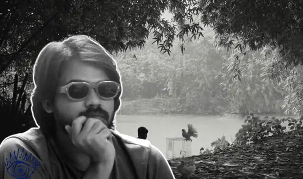 প্রকৃতি পটভূমিতে একজন যুবক সানগ্লাসে চেতনা প্রকাশ করছেন. Channel i News - চ্যানেল আই নিউজ