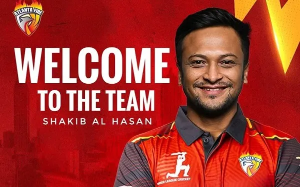 শাকিব আল হাসানকে স্বাগত জানানো হচ্ছে, এফএল এন্টালান্টা ফায়ার জার্সিতে।. Channel i News - চ্যানেল আই নিউজ