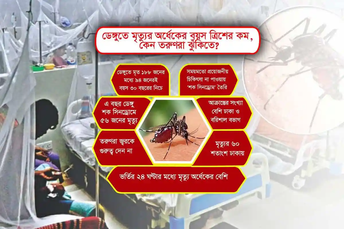 ডেঙ্গুতে মৃত্যুর বেশির ভাগই তরুণদের মধ্যে, কেন ঝুঁকিতে তারা?. Channel i News - চ্যানেল আই নিউজ