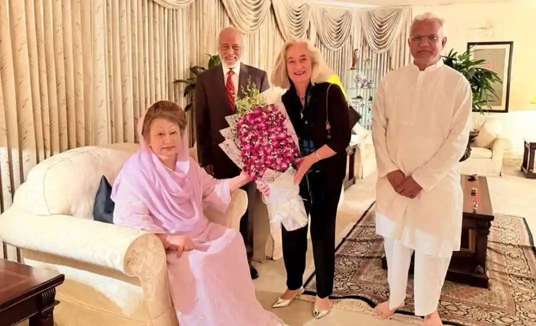ফরাসি রাষ্ট্রদূত ও খালেদা জিয়া সাক্ষাৎকারে অংশগ্রহণ. Channel i News - চ্যানেল আই নিউজ