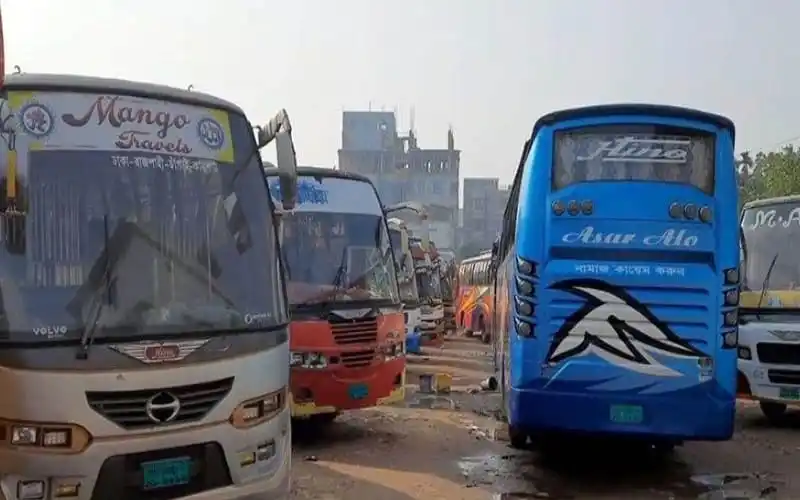 রাজশাহীসহ তিন জেলায় বাস ধর্মঘট প্রত্যাহার, বাস চলাচল শুরু. Channel i News - চ্যানেল আই নিউজ