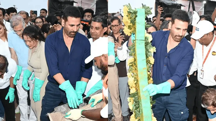 অক্ষয় কুমার জুহু সৈকত পরিচ্ছন্নতা অভিযানে অংশগ্রহণ করেন।. Channel i News - চ্যানেল আই নিউজ