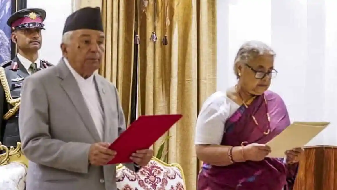 নেপালের অন্তর্বর্তী প্রধানমন্ত্রী হিসেবে শপথ নেওয়া সুশীলা কার্কি. Channel i News - চ্যানেল আই নিউজ