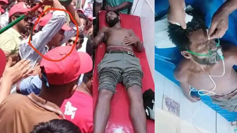 বিএনপির দু’গ্রুপের সংঘর্ষের সময় আহত ব্যক্তির ছবি. Channel i News - চ্যানেল আই নিউজ