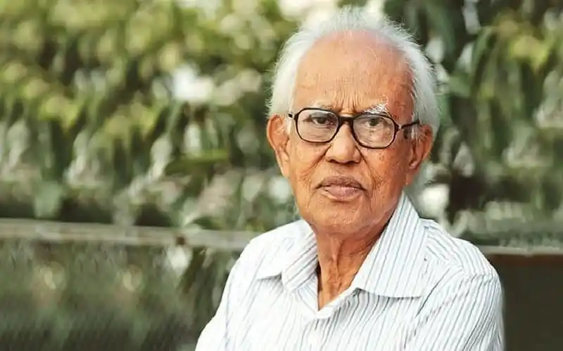 বাংলাদেশের ভাষা সংগ্রামী আহমদ রফিকের ছবি, বয়স্ক ব্যক্তি, সাদা চুল ও চশমা পরা. Channel i News - চ্যানেল আই নিউজ