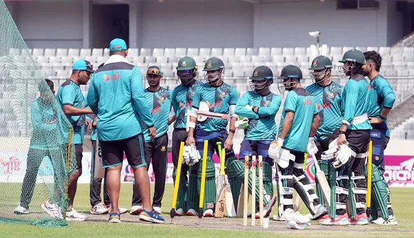 বাংলাদেশ ক্রিকেট দলের খেলোয়াড়রা অনুশীলনে ব্যস্ত. Channel i News - চ্যানেল আই নিউজ