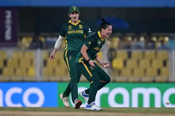 South African women cricketers celebrating during a match. Channel i News - চ্যানেল আই নিউজ