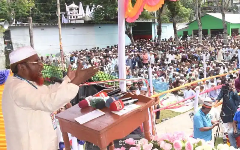 জনসমাগমে বক্তা ও দর্শকদের উপস্থিতি, জনসভা ছবি. Channel i News - চ্যানেল আই নিউজ