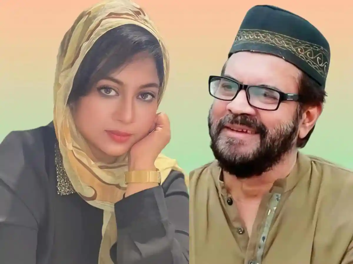 শাবনূর ও তার স্বামী হাস্যোজ্জ্বল মুখে ছবি তুলেছেন।. Channel i News - চ্যানেল আই নিউজ