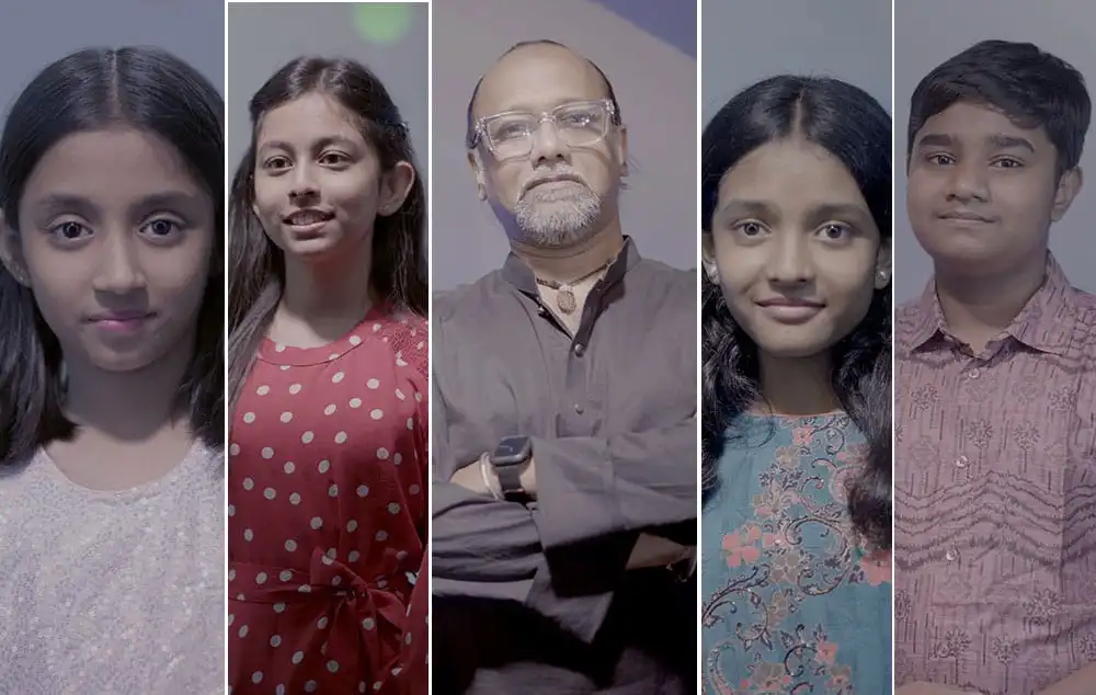 শিশু ও শিক্ষকসহ একটি গ্রুপ ছবি, শিশুদের হাসি ও শিক্ষকের দৃঢ়তা. Channel i News - চ্যানেল আই নিউজ