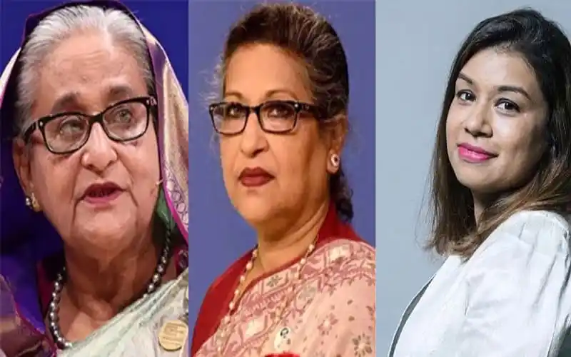 শেখ হাসিনা, রেহানা ও টিউলিপের ছবি, দুর্নীতির মামলার যুক্তিতর্কের সময়. Channel i News - চ্যানেল আই নিউজ