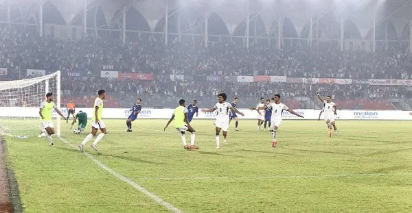 বাংলাদেশ ফুটবল দলের খেলোয়াড়রা নেপালের বিরুদ্ধে ম্যাচে গোলের জন্য প্রস্তুত. Channel i News - চ্যানেল আই নিউজ