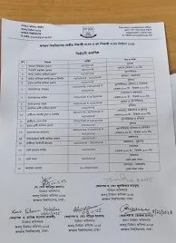 নির্বাচনী তফসিল ঘোষণা সংক্রান্ত অফিসিয়াল নোটিশ, জকসু নির্বাচন ২২ ডিসেম্বর. Channel i News - চ্যানেল আই নিউজ