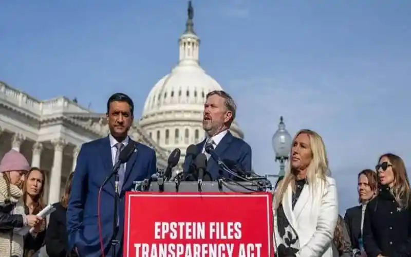 US Congress holds press conference on Epstein investigation documents. Channel i News - চ্যানেল আই নিউজ