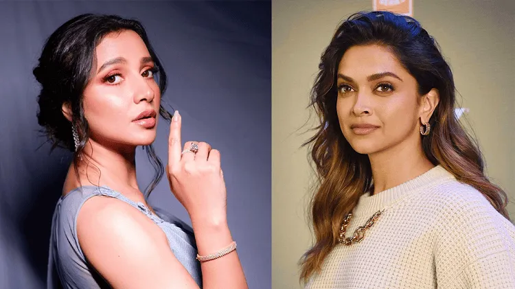 দীপিকা পাড়ুকোনের ছবি, একে অপরের পাশে দাঁড়ানো দুই নারী।. Channel i News - চ্যানেল আই নিউজ