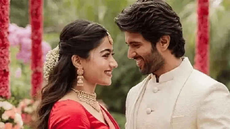 রাশমিকা ও বিজয় বিয়ের অনুষ্ঠানে হাসিমুখে একে অপরের দিকে তাকাচ্ছেন. Channel i News - চ্যানেল আই নিউজ